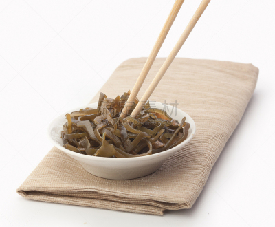 海藻灰,海甘蓝,餐具,水平画幅,纺织品,无人,藻类,膳食,海产,背景分离