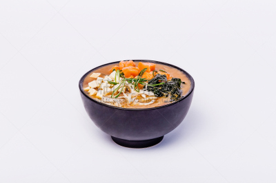 味噌汤,白色背景,黑色,豆腐,三文鱼,碗,泰式酸辣汤,炖锅,柠檬草,味噌酱