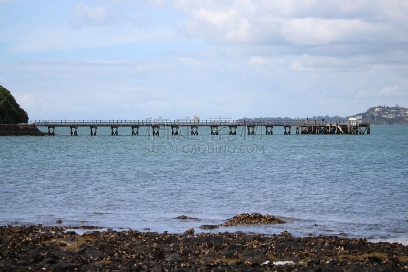 德文波特,奥克兰,waitemata harbour,新西兰,水平画幅,无人,摄影