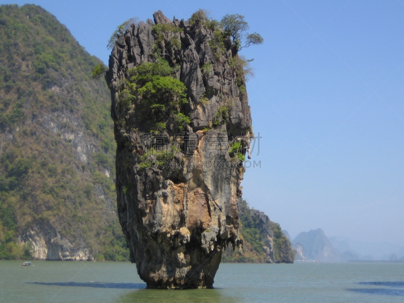 詹姆斯庞德岛,安达曼海,普吉岛,水,天空,美,水平画幅,旅行者,泰国,瑞典