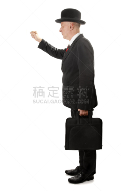 男人,门,挨家挨户推销的人,刽子手,检察官,保险代理人,垂直画幅,房地产,白色背景,套装