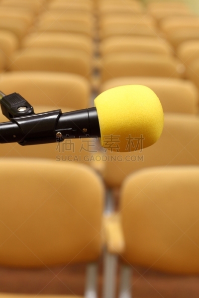 麦克风,会议中心,垂直画幅,长椅,座位,无人,椅子,会议,组物体,商务研讨会