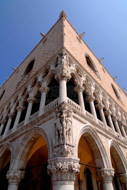 宫殿,doge's palace,威尼斯,乔瓦尼卡纳莱托安东尼奥,圣马可广场,垂直画幅,纪念碑,天空,威尼托大区,艺术