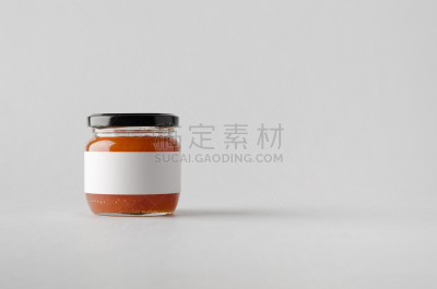 温柏,标签,空白的,广口瓶,轻蔑的,果酱,果冻,水平画幅,无人,干净