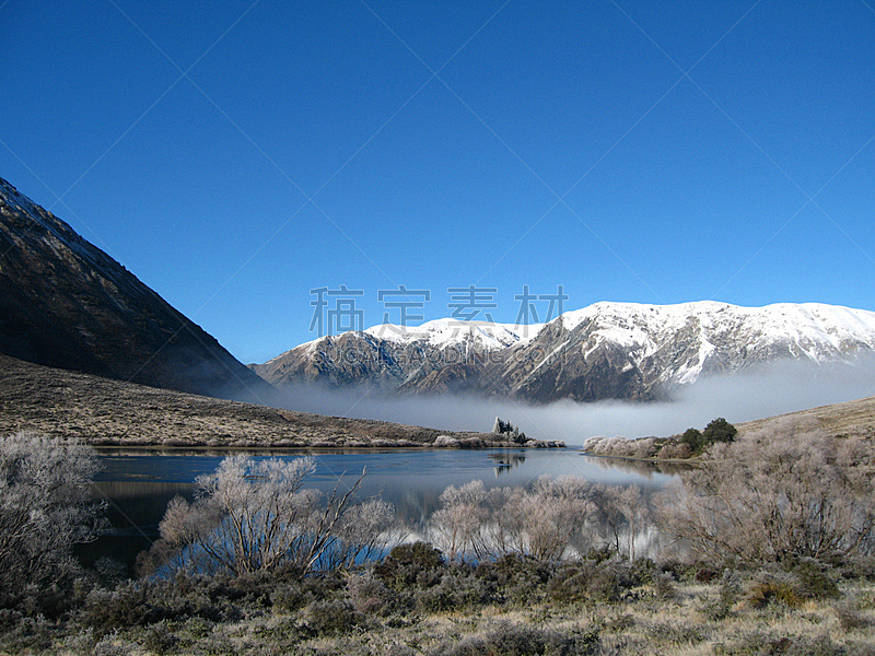 湖,新西兰,视角,自然美,水,天空,美,水平画幅,透过窗户往外看,雪