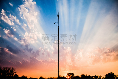 蹦极,弹力绳,特技,水平画幅,极限运动,日落,摄影,跳