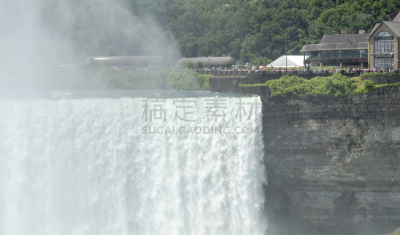 马歇瀑布,水,公园,水平画幅,夏天,户外,特写,石头,尼亚加拉瀑布,河流