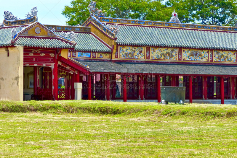 Vietnam-Hué, cité impériale, cité interdite, temple