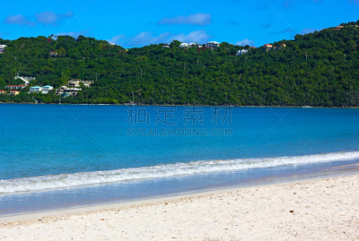 沙子,海滩,岛,鸡尾酒,马更斯湾,圣汤姆斯,美属维尔京群岛,水,美,休闲活动