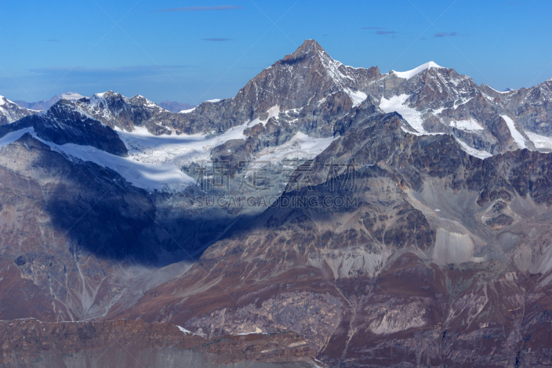 马特洪峰,瑞士阿尔卑斯山,冬天,全景,冰河,非凡的,策尔马特,瓦莱斯州,天空,雪