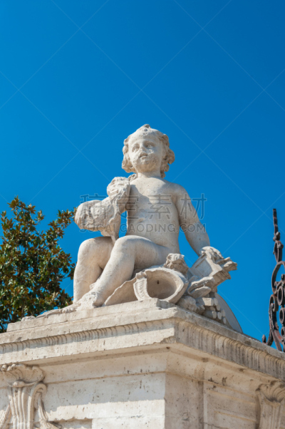 阿兰胡埃思,西班牙,自然美,喷泉,世界遗产,垂直画幅,纪念碑,天空,艺术,外立面