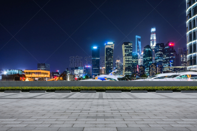 上海,夜晚,游艇,陆家嘴,浦东,滨水,办公室,水,天空,水平画幅