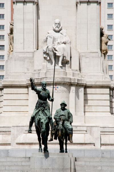 Don Quixote and Sancho Panza - Madrid - Spain