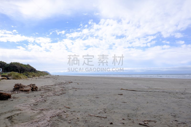 俄勒冈州,海滩,海岸线,奥勒冈海滨,俄勒冈郡,水平画幅,沙子,无人,海岸地形,户外