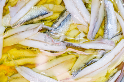 醋,凤尾鱼,博克龙,自然,水平画幅,无人,开胃品,膳食,海产,小吃