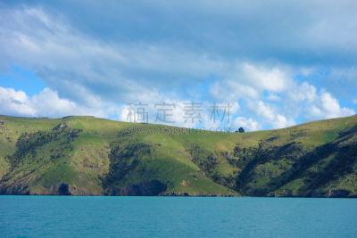akaroa,都市风景,城镇,风景,图像,海洋,大洋洲,著名景点,新西兰,无人