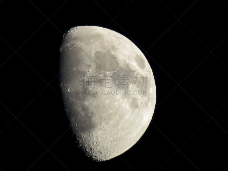 阴影,月球,黑色背景,部分,天空,水平画幅,轨道运行,夜晚,无人,月亮