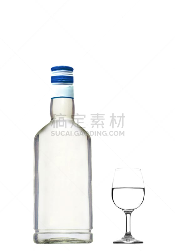 伏特加,玻璃杯,瓶子,月光酒,垂直画幅,无人,湿,饮料,特写,液体