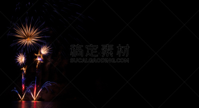 2014年,哈德,布雷根茨,博登湖,水平画幅,圣诞节,夜晚,抽象,湖,斯帕克斯