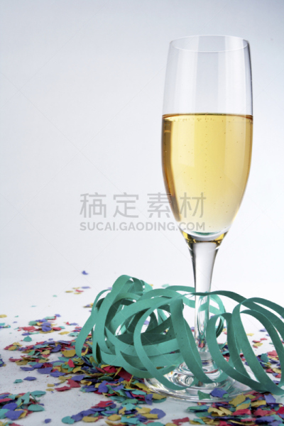 缎带,香槟杯,五彩纸屑,curly howard,垂直画幅,新的,含酒精饮料,生日,饮料