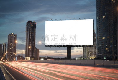 布告栏,空白的,主干路,天空,留白,零售展示,边框,水平画幅,夜晚,消息