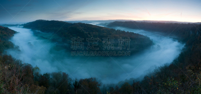 山谷,美国外河,赫里福德郡,forest of dean,水平画幅,高视角,枝繁叶茂,山,无人