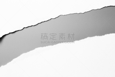 纸,白色,灰色背景,扯开,洞,边框,水平画幅,消息,古老的