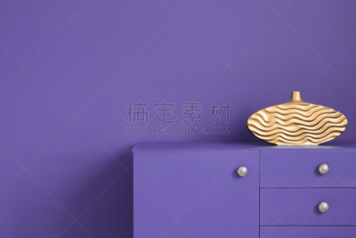 特写,黄金,柜子,创造力,室内,花瓶,墙,在上面,摄影,模仿