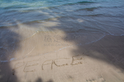 沙子,海滩,水,水平画幅,印度洋,无人,蓝色,夏天,阴影,户外
