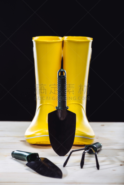 园艺器具,雨鞋,玫瑰公园,泥铲,中国对联,耙子,植物馆,铲子,橡胶,靴子