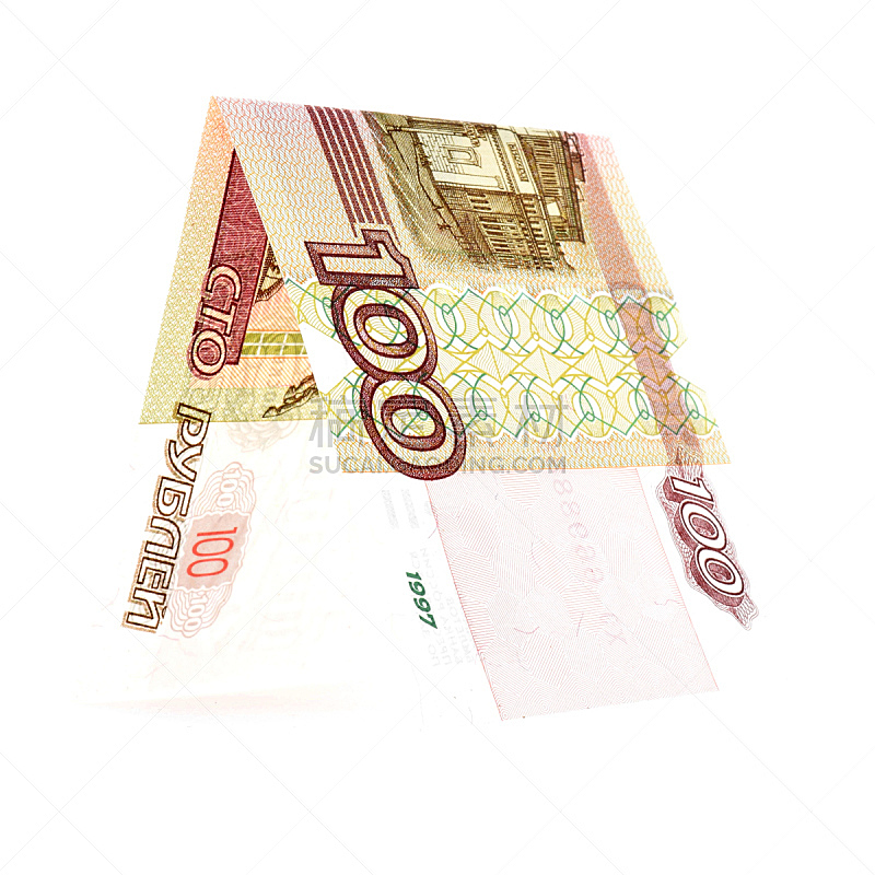 俄罗斯,白色,数字1,分离着色,折叠的,俄罗斯卢布,稳定,金融,金融和经济,方形画幅
