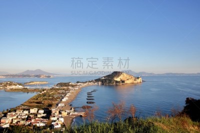 普罗其达,地形,山,水平画幅,无人,坎皮佛莱格瑞,维苏威火山,海岬,那不勒斯海湾,户外
