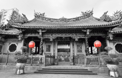 寺庙,神殿,礼拜者,纪念碑,禅宗,灵性,水平画幅,古老的