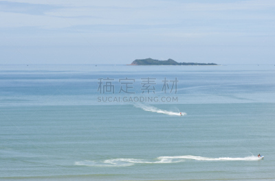 海洋,快艇,水,休闲活动,水平画幅,地形,喷水推进艇,户外,岛,波浪