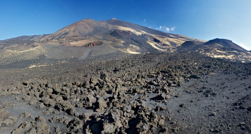 火山口,埃特纳火山,速度滑冰,寄生的,火山渣锥,渣块熔岩,水平画幅,无人,火山地形,当地著名景点