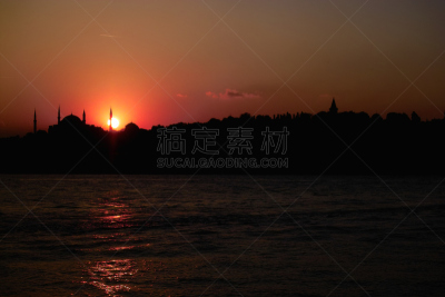 蓝色清真寺,水平画幅,无人,欧洲,清真寺,海洋,国际著名景点,土耳其,艾米诺努区