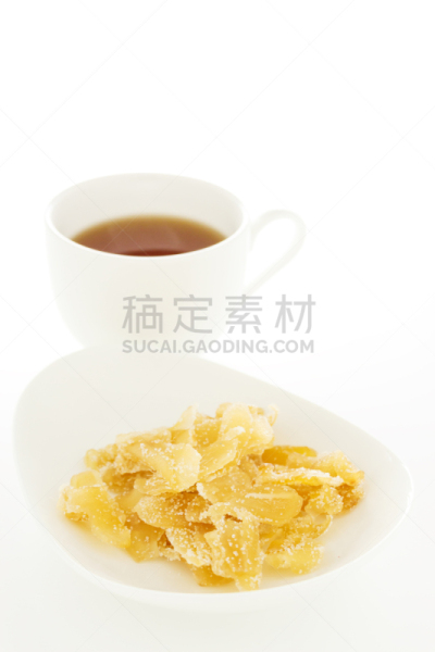 干糖姜,垂直画幅,褐色,茶树,芳香的,干花,干的,生姜,植物,糖果