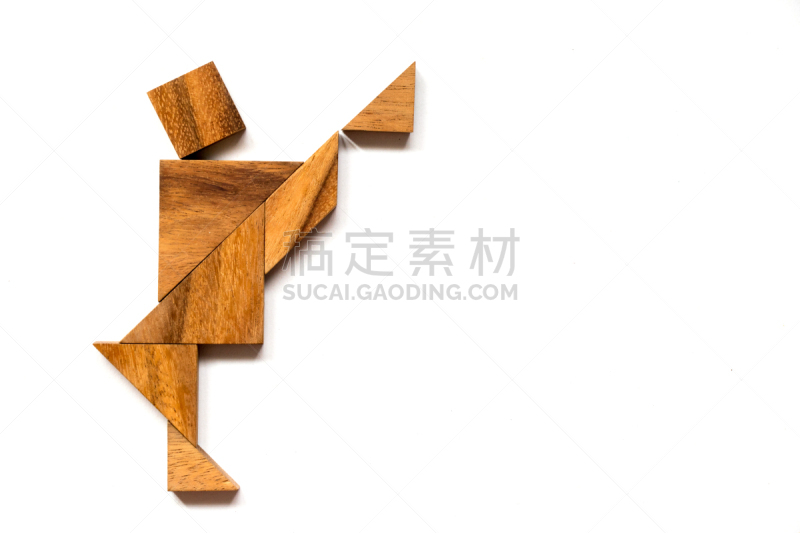 谜题游戏,形状,木制,男人,舞蹈,白色背景,数字7,菱形,艺术,水平画幅