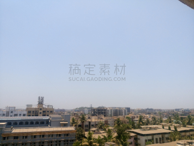 天空,都市风景,贫民窟,孟买,马哈拉施特拉邦,留白,新的,高视角,夏天,现代