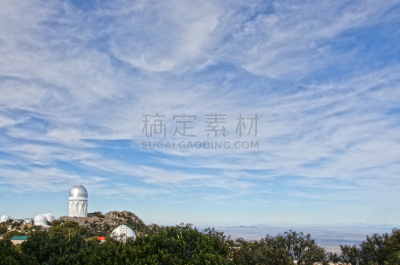 凯特山顶国家气象台,印第安保留地,射电望远镜,图森市,索诺兰沙漠,天文台,亚利桑那,望远镜,天空,留白