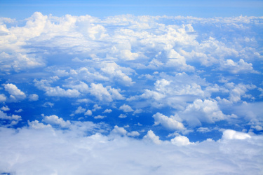 天空,蓝色,云,白云山脉,风,臭氧层,水平画幅,夏天,户外,戏剧性的天空
