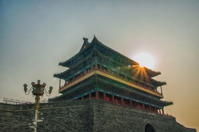 大门,故宫,外立面,旅游目的地,水平画幅,墙,禁止的,户外,要塞,过去