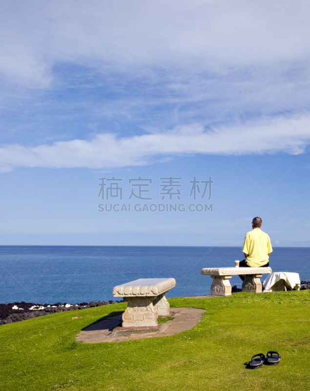 垂直画幅,天空,风,长椅,早晨,草坪,人群,夏天,户外,草