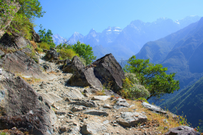 风景,虎跳峡,金沙河,丽江,沟壑,水平画幅,山,户外,长江,水灾