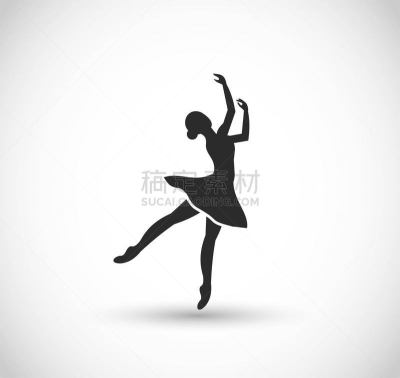 矢量,芭蕾舞者,计算机图标,美,艺术,水平画幅,形状,公主,优美,绘画插图