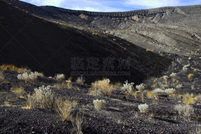 火山,阿马戈萨山脉,莫哈韦沙漠,天空,公园,水平画幅,沙子,无人,火山地形,岩层