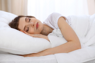 床,青年女人,舒服,开端,早晨,自然美,白昼,日光,睡觉,出发