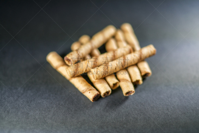 美味,华夫饼,黑色背景,奶油,干的,金属,甜点心,面包,糖,晚餐