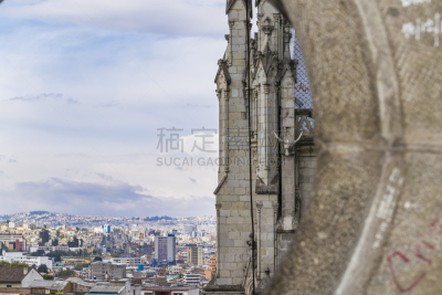 基多,都市风景,长方形会堂,大特写,圣胡安,厄瓜多尔,水平画幅,建筑,无人