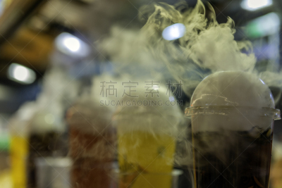 北京,王府井,移动式,夜市,商业金融和工业,顾客,东亚,商业厨房,户外,夜晚